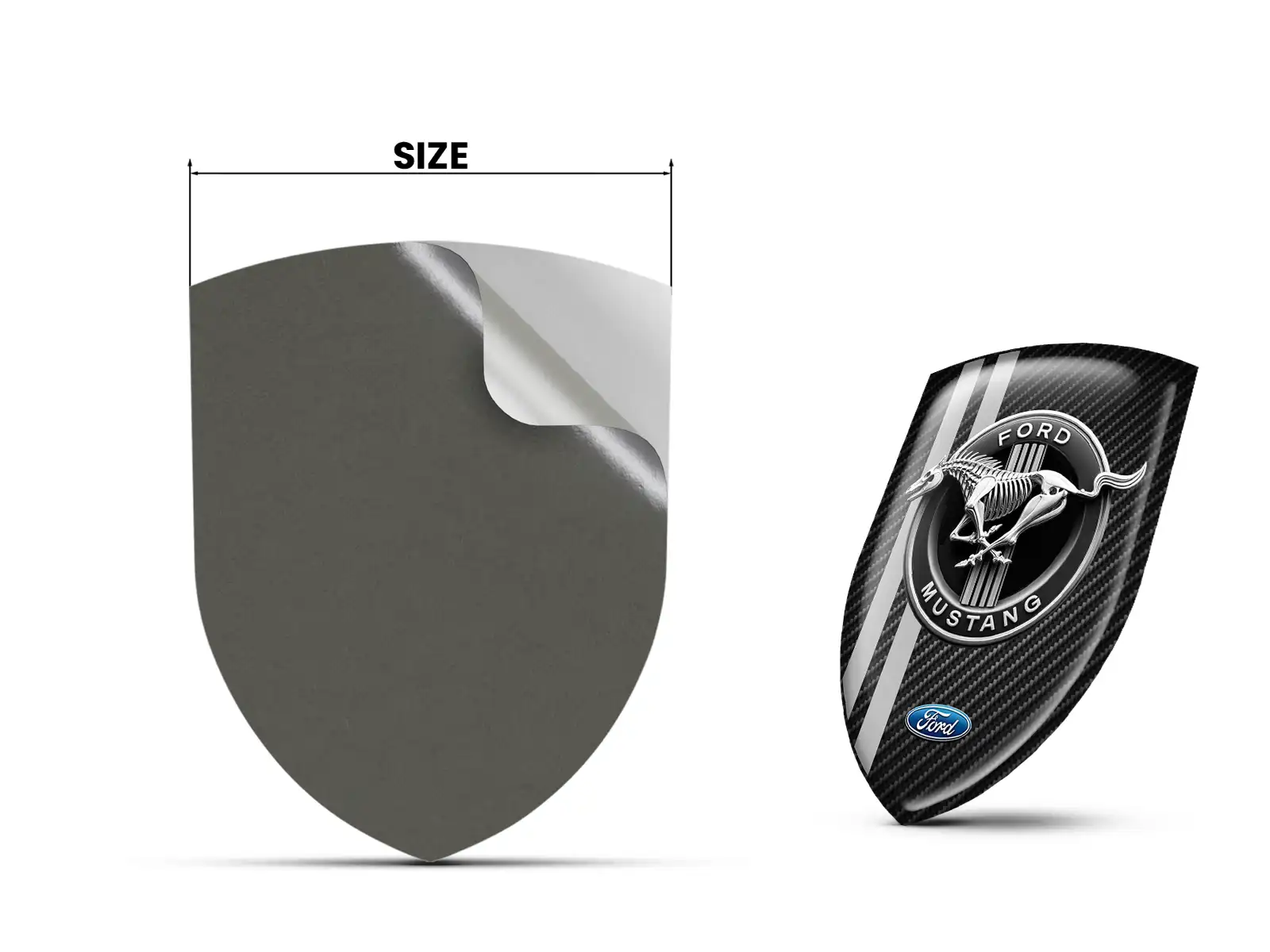 Ford Mustang Adesivi Lunotto Furgoni Edizione Lusso Universale